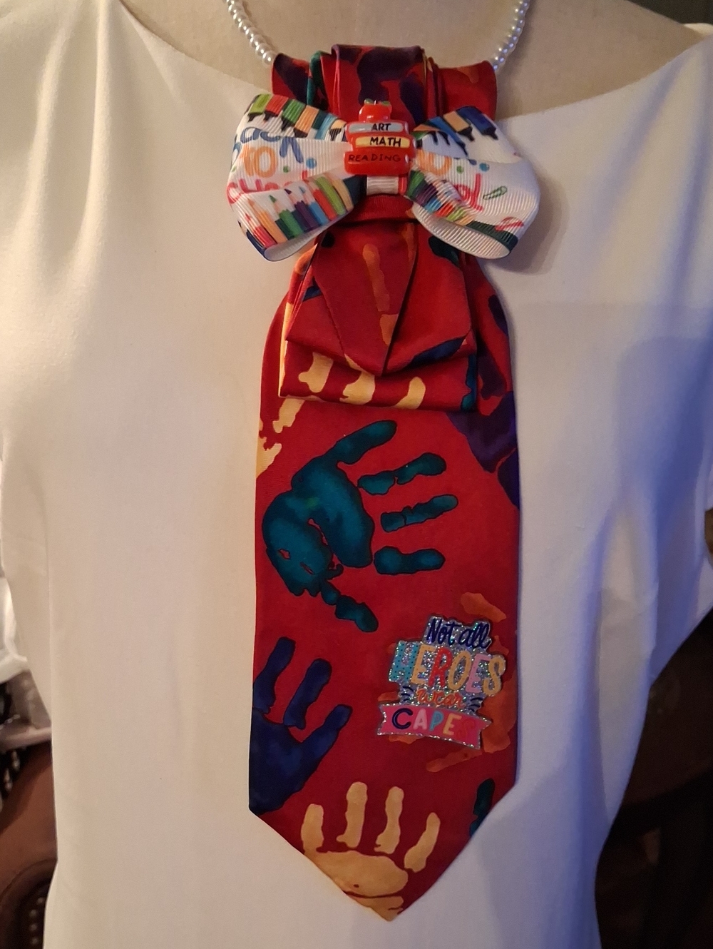 Save the Children Necktie Necklace